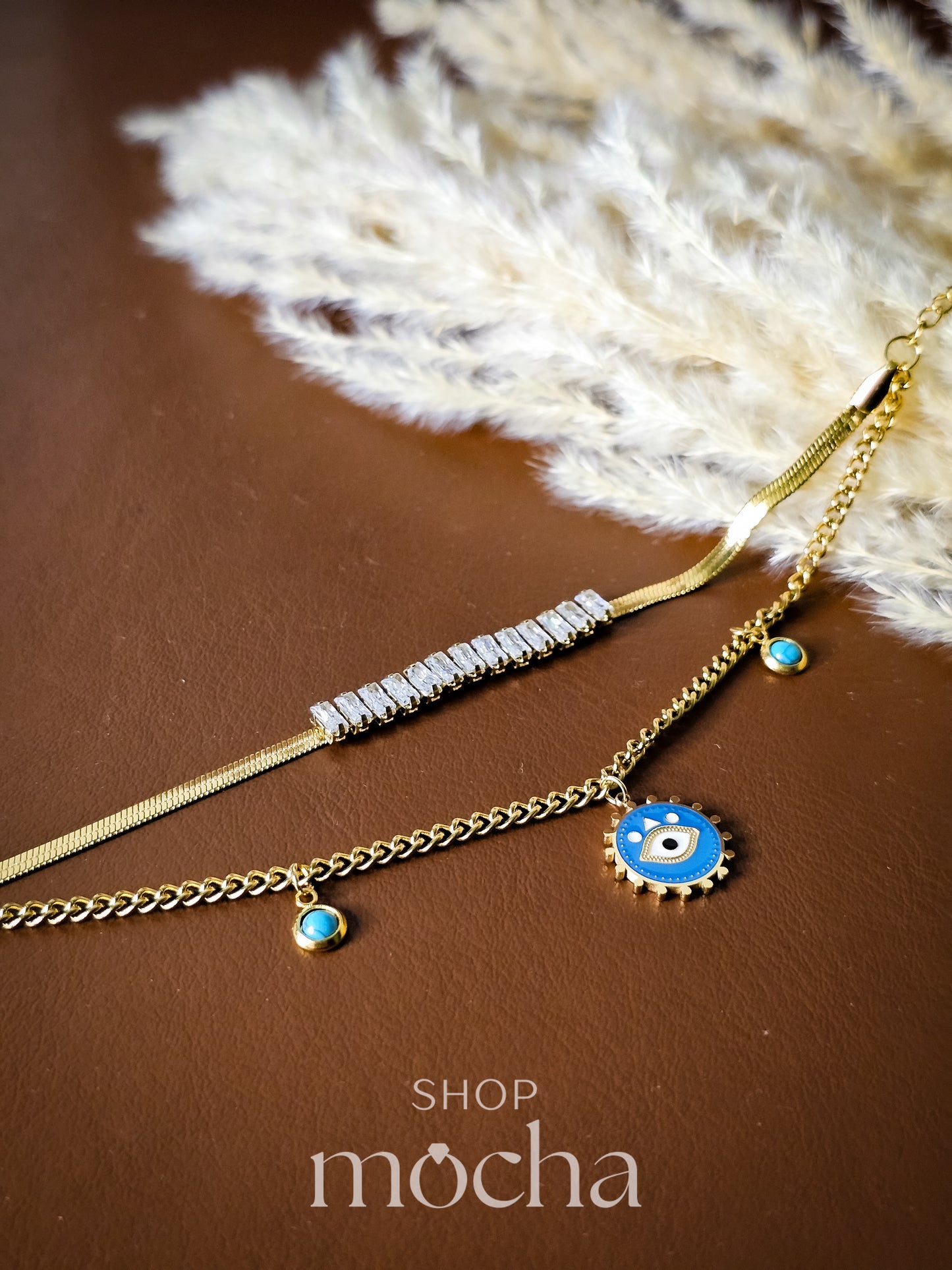 Nina Evil Eye Charms Bracelet