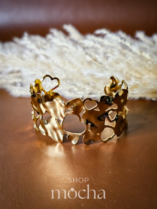 Jocylen Heart Cuff Bracelet